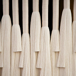 Декор на стену Белые Кисти Wall decor White Tassels варинант исполнения - 1 | Loft Concept в Нижнем Новгороде