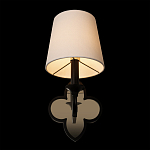 Бра с белым текстильным абажуром и фигурным основанием с зеркальной вставкой Vitorino варинант исполнения - 11 | Loft Concept в Нижнем Новгороде