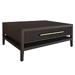 Кофейный стол Primo с двумя ящиками Темный орех варинант исполнения - 8 | Loft Concept в Нижнем Новгороде