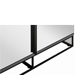 Двухдверный шкаф с зеркальными дверцами Strict Lines варинант исполнения - 3 | Loft Concept в Нижнем Новгороде