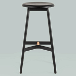 Черный барный стул Knopper варинант исполнения - 3 | Loft Concept в Нижнем Новгороде