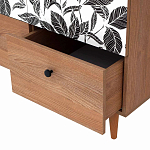 Шкаф с принтом Leaf bouquet варинант исполнения - 3 | Loft Concept в Нижнем Новгороде