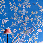 Обои ручная роспись Houghton Canton Blue варинант исполнения - 6 | Loft Concept в Нижнем Новгороде