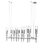 Люстра подвесная прямоугольная с 10-ю цилиндрическими плафонами LIAISON варинант исполнения - 4 | Loft Concept в Нижнем Новгороде