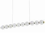 Подвесной линейный светодиодный светильник Crystal Globule Linear Hanging Lamp варинант исполнения - 1 | Loft Concept в Нижнем Новгороде