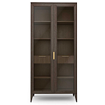 Витрина стеклянная 2-х дверная с ящиками и 5-ю полками Harper Line варинант исполнения - 3 | Loft Concept в Нижнем Новгороде