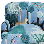 Дизайнерское классической формы на колесиках Trumann Armchair варинант исполнения - 4 | Loft Concept в Нижнем Новгороде