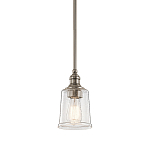 Подвесной светильник со стеклянным плафоном в форме колокола с эффектом пузырьков Kichler варинант исполнения - 1 | Loft Concept в Нижнем Новгороде