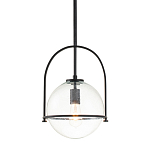Подвесной светильник с прозрачным плафоном в форме шара в арочной подвеске Hinkley варинант исполнения - 1 | Loft Concept в Нижнем Новгороде