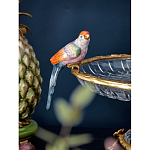 Чаша из прозрачного стекла с фигурками разноцветных попугаев на ободке 38 Eden Garden варинант исполнения - 3 | Loft Concept в Нижнем Новгороде