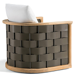 Дизайнерское уличное кресло из массива дерева с плетеной спинкой PALINFRASCA Armchair варинант исполнения - 8 | Loft Concept в Нижнем Новгороде