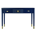 Дизайнерский Письменный стол Elsa Dreams Blue с тремя ящиками варинант исполнения - 5 | Loft Concept в Нижнем Новгороде