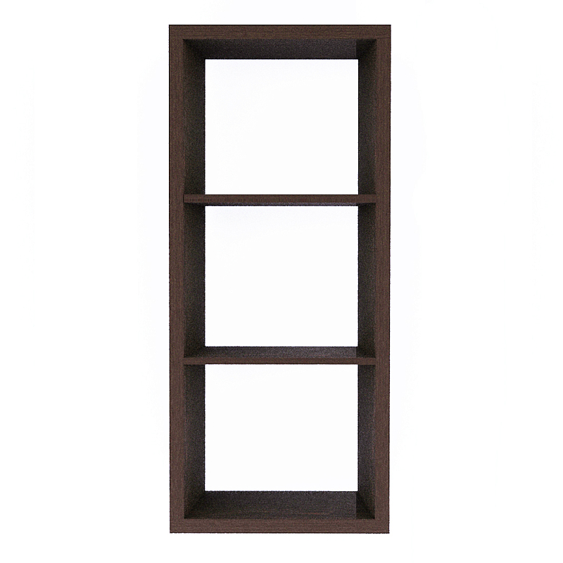 Полка-модуль для книг Primo длина 60 Темный дуб Древесина Черный в Нижнем Новгороде | Loft Concept 