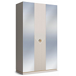 Шкаф трёхдверный с 2-мя зеркальными дверками Satin Furniture варинант исполнения - 1 | Loft Concept в Нижнем Новгороде