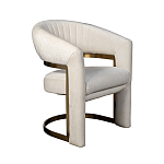 Полукресло Valbonne Chair cream velour варинант исполнения - 2 | Loft Concept в Нижнем Новгороде
