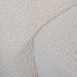 Кресло без подлокотников с обивкой из белой ткани букле Pacification варинант исполнения - 5 | Loft Concept в Нижнем Новгороде