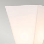 Бра для ванных комнат с матовым черным основанием и белым стеклянным плафоном трапециевидной формы Elstead Lighting варинант исполнения - 2 | Loft Concept в Нижнем Новгороде