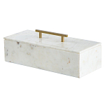 Шкатулка из белого мрамора Save Time варинант исполнения - 1 | Loft Concept в Нижнем Новгороде