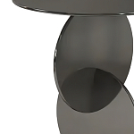 Дизайнерский журнальный стол с основанием из круглых элементов Lirod варинант исполнения - 1 | Loft Concept в Нижнем Новгороде