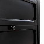 Комод с 3-мя ящиками черный Silva Black Chest of Drawers варинант исполнения - 6 | Loft Concept в Нижнем Новгороде
