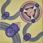 Плитка дизайнерская с узором Дива варинант исполнения - 4 | Loft Concept в Нижнем Новгороде