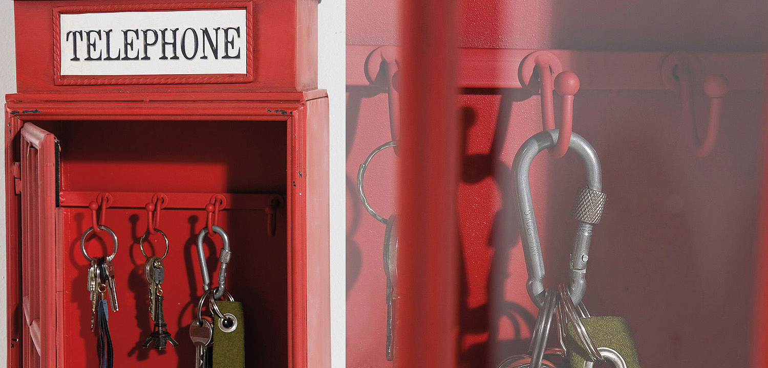 Ключница Red Telephone Box - Loft-Concept в Нижнем Новгороде