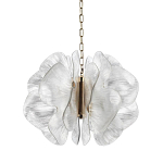 Люстра с крупными рельефным декором в виде лепестков 60 см Ethereal Bloom варинант исполнения - 1 | Loft Concept в Нижнем Новгороде