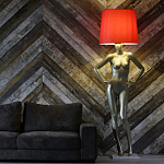 Лампа MANNEQUIN LAMP с абажуром руки на талии варинант исполнения - 3 | Loft Concept в Нижнем Новгороде