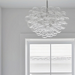 Люстра круглая со стеклянными шарами Airy Chandelier варинант исполнения - 4 | Loft Concept в Нижнем Новгороде