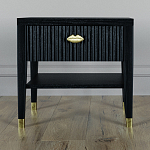 Прикроватная тумбочка с ящиком Elsa Dreams Black варинант исполнения - 5 | Loft Concept в Нижнем Новгороде