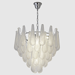 Люстра с подвесками из рифленного стекла в форме капель Textured Glass Chandelier варинант исполнения - 3 | Loft Concept в Нижнем Новгороде