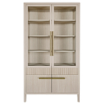 Витрина Primo со стеклянными фасадами и буфетом шпон Светлый дуб варинант исполнения - 1 | Loft Concept в Нижнем Новгороде