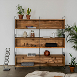 Стеллаж Coste Industrial Oak Rack варинант исполнения - 2 | Loft Concept в Нижнем Новгороде