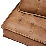 Модульное коричневое кожаное кресло Caron Leather Armchair варинант исполнения - 7 | Loft Concept в Нижнем Новгороде