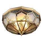 Люстра потолочная Leoni в витражной технике варинант исполнения - 1 | Loft Concept в Нижнем Новгороде