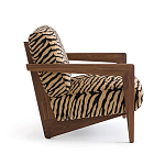 Кресло с обивкой из шенилла с тигровым принтом Tiger Chair варинант исполнения - 2 | Loft Concept в Нижнем Новгороде