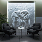 Барельеф ELEPHANTS варинант исполнения - 3 | Loft Concept в Нижнем Новгороде