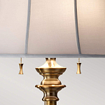 Торшер цвета латунь с белым текстильным абажуром Feiss варинант исполнения - 5 | Loft Concept в Нижнем Новгороде