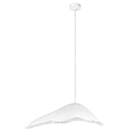 Подвесной светильник с асимметричным волнообразным абажуром и фактурной бахромой по краю Tactile Line варинант исполнения - 2 | Loft Concept в Нижнем Новгороде