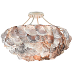 Потолочный светильник с каскадным абажуром из ракушек Sea Ravens варинант исполнения - 2 | Loft Concept в Нижнем Новгороде