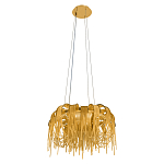 Люстра подвесная круглая с изогнутыми металлическими дугами и ниспадающими цепочками 65 см Atlantis Chain варинант исполнения - 4 | Loft Concept в Нижнем Новгороде