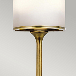 Бра вертикальное с белым полукруглым плафоном и длинным стержнем S Kichler варинант исполнения - 4 | Loft Concept в Нижнем Новгороде