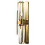 Бра с двумя хрустальными цилиндрическими плафонами Glass TUBE варинант исполнения - 1 | Loft Concept в Нижнем Новгороде