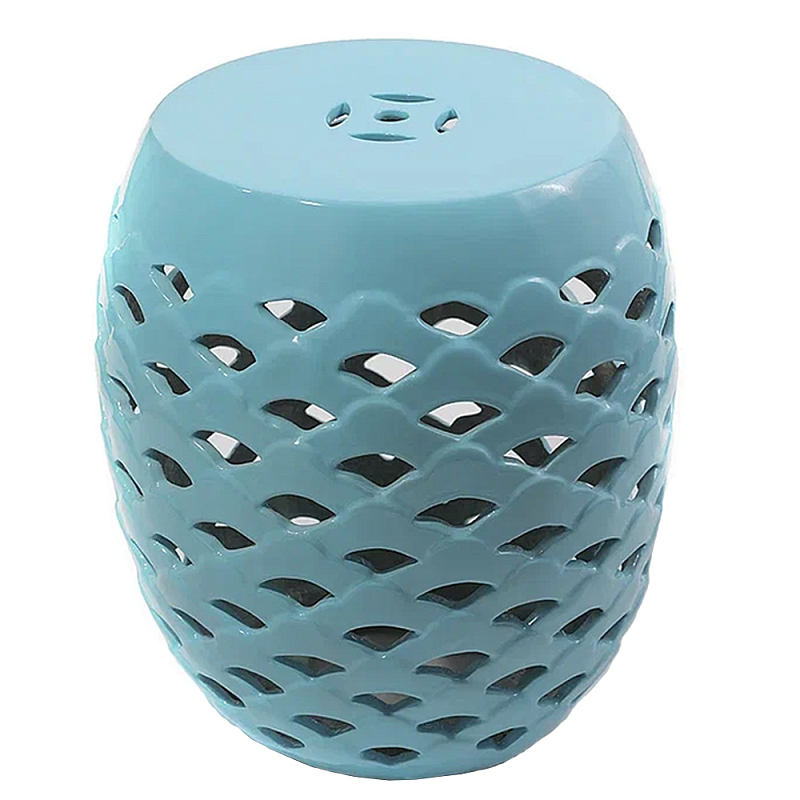 Керамический табурет Ceramic Chair Turquoise Бирюзовый в Нижнем Новгороде | Loft Concept 