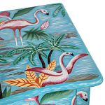 Комод с росписью Розовый фламинго L.XV CHEST OF DRAWERS Flowers with Flamingo варинант исполнения - 4 | Loft Concept в Нижнем Новгороде