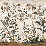 Обои ручная роспись Siam White Metal варинант исполнения - 1 | Loft Concept в Нижнем Новгороде