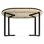 Стол обеденный раздвижной со столешницей бежевый мрамор Magali варинант исполнения - 3 | Loft Concept в Нижнем Новгороде