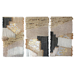 Триптих Геометрический гобелен бежевый Figurative Beige Wall Hangings варинант исполнения - 4 | Loft Concept в Нижнем Новгороде