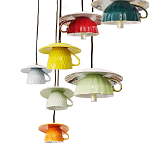 Подвесные светильники в виде разноцветных чашек Flower Reversal варинант исполнения - 2 | Loft Concept в Нижнем Новгороде