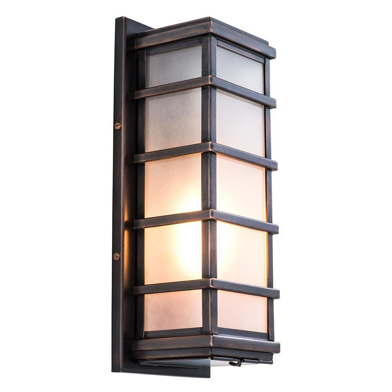 Бра Wall Lamp Welby Bronze Темная бронза Прозрачное Стекло в Нижнем Новгороде | Loft Concept 